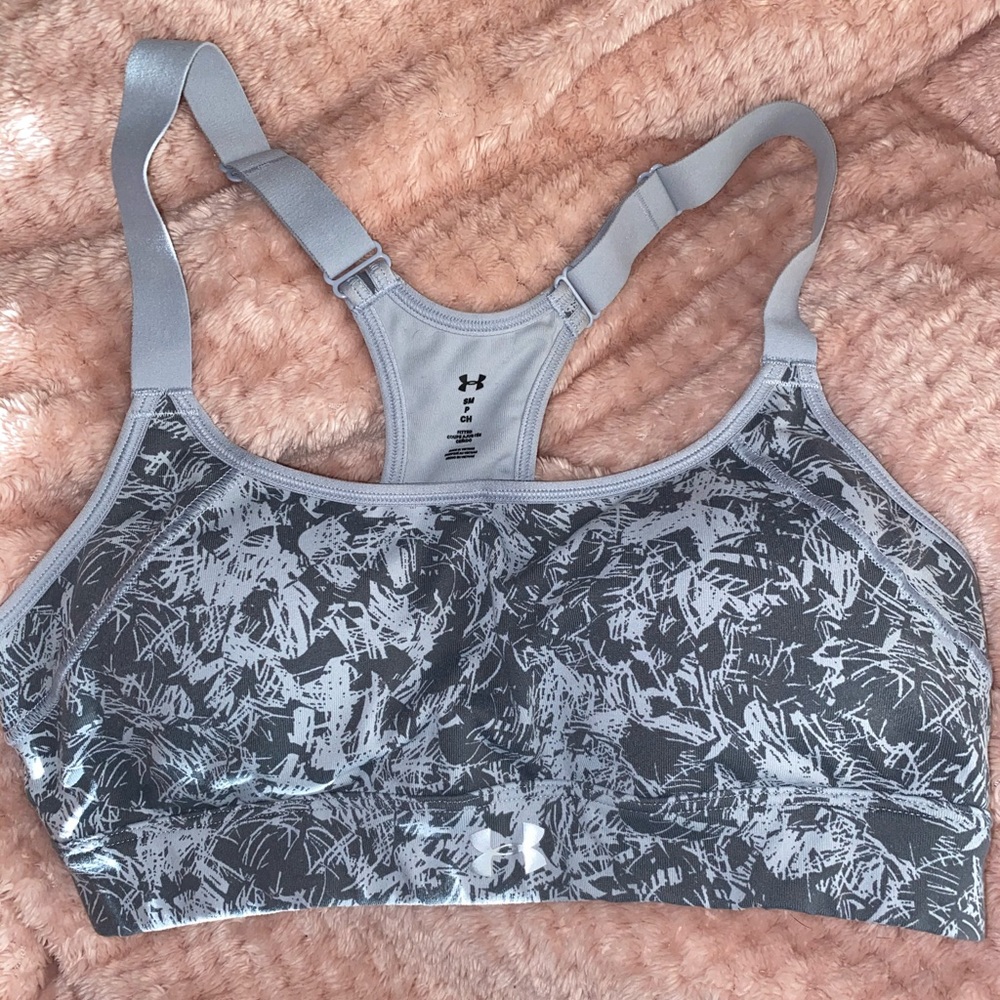 grey sports bra